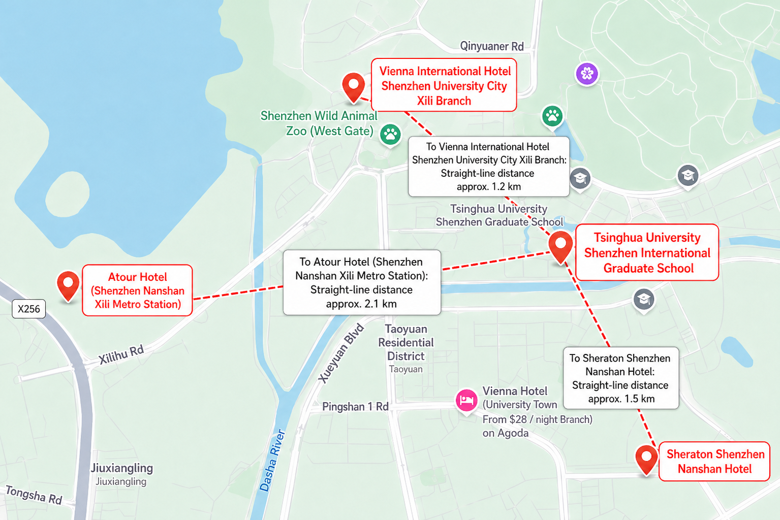 Hotel Location Map